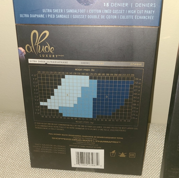 Bundle of two pair of nylon stocking ultra sheer - Picture 5 of 5